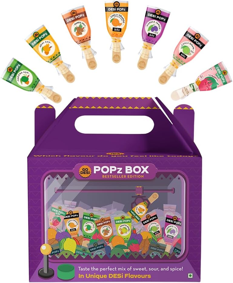 GO DESi Pops Trial Pack - Gift Basket with Tangy Imli, Kaccha Aam, and Real Aam Lollipops - Image 4